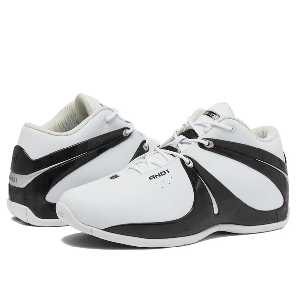 Кроссовки AND1 Rise White/Black/Silver Grey