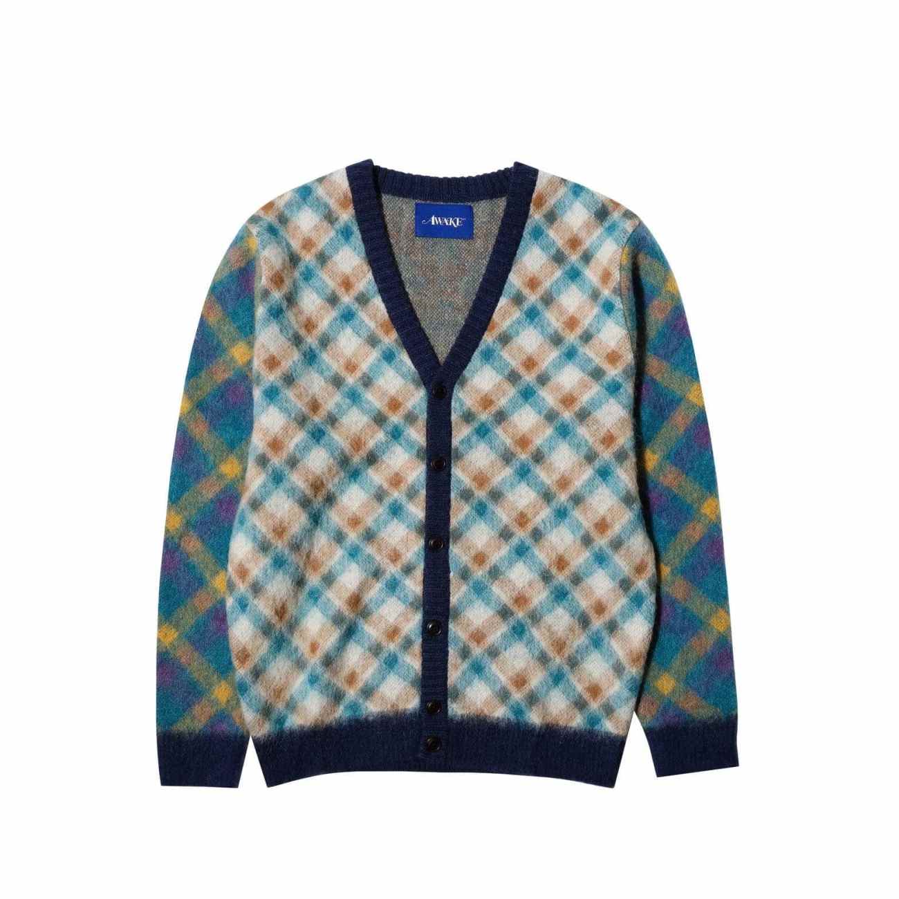 Кардиган Awake Mohair Cardigan Double Plaid