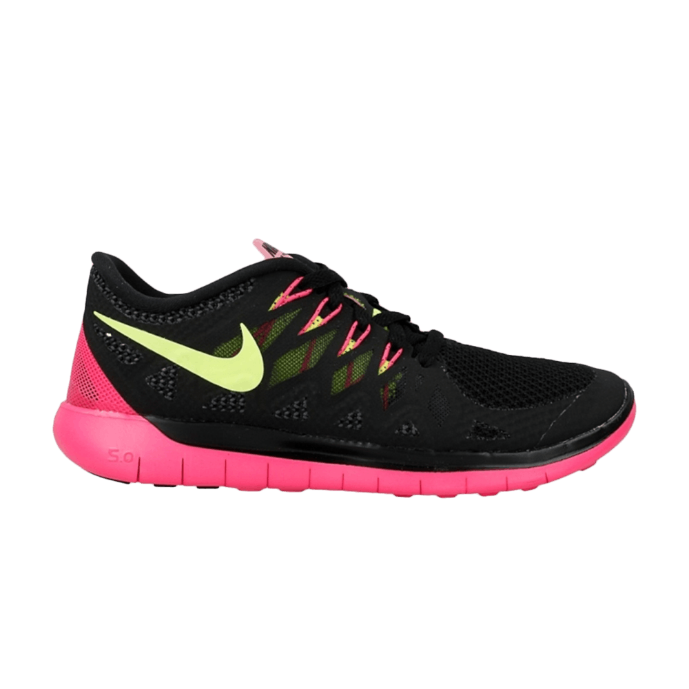 Кроссовки Nike Wmns Free 5.0 'Black Pink Volt'