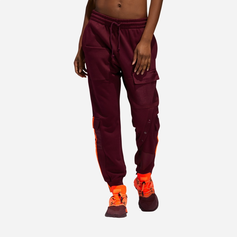 Брюки adidas Ivy Park Cargo Sweatpants Maroon/Solar Orange