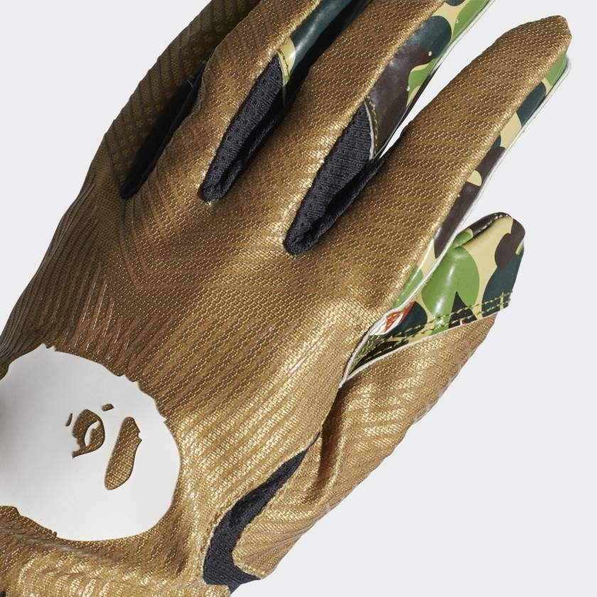 Перчатки BAPE x adidas Adizero 8.0 Gloves Green