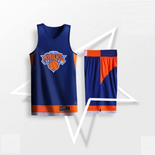 Баскетбольная форма 2019 BasketMan NY Knicks Navy Uniform
