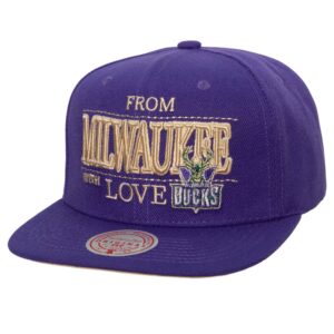 Mitchell-Ness-With-Love-Snapback-HWC-Milwaukee-Bucks-Hat-300x300