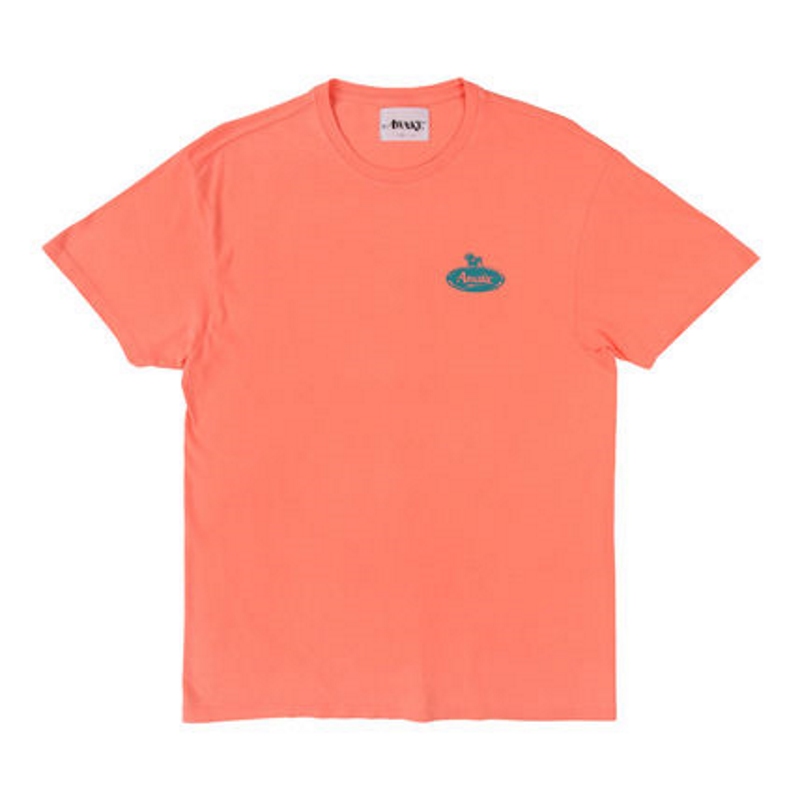 Футболка Awake Bulldog Tee Neon Coral