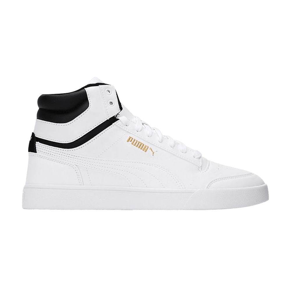 Кроссовки Puma Shuffle Mid WTR 'White Black Team Gold'