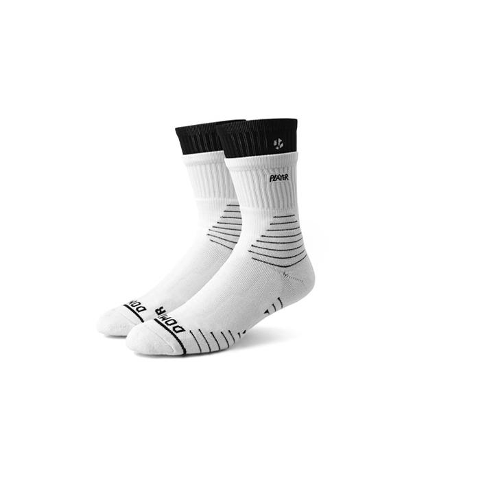 Спортивные носки Ehot Double White-Black Crew Socks
