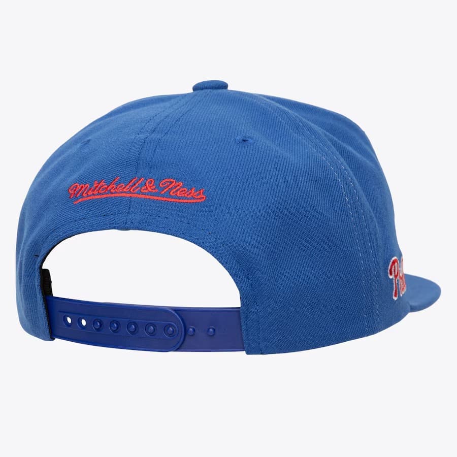 Бейсболка Mitchell & Ness Royal Philadelphia Phillies Day 4 Snapback Hat