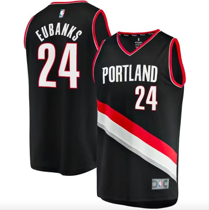 2022-23-Portland-Trail-Blazers-24-Drew-Eubanks-Fast-Break-Icon-Black-Jersey-1