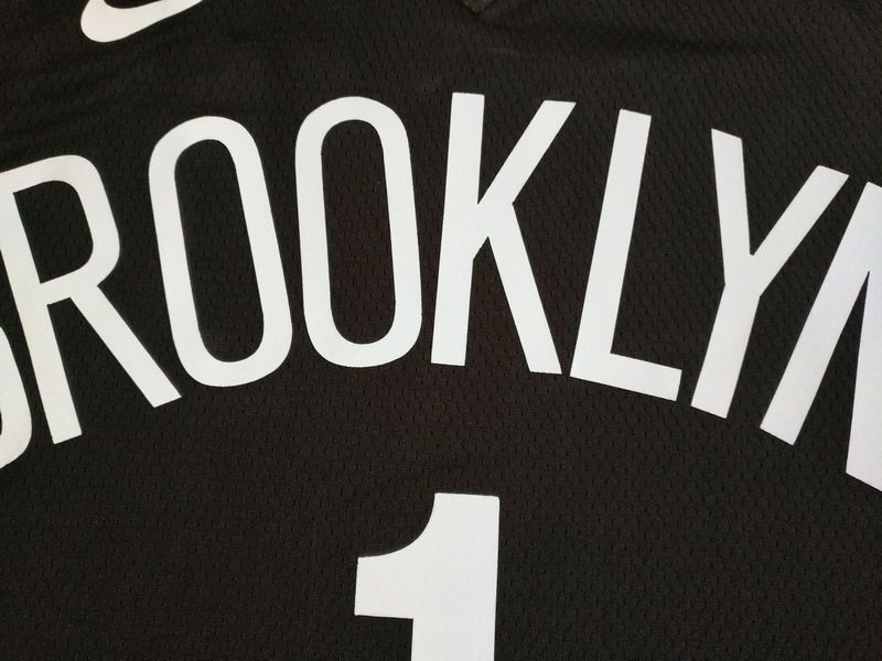 Баскетбольная джерси 2017-18 Jeremy Lin Brooklyn Nets #7 Icon Black