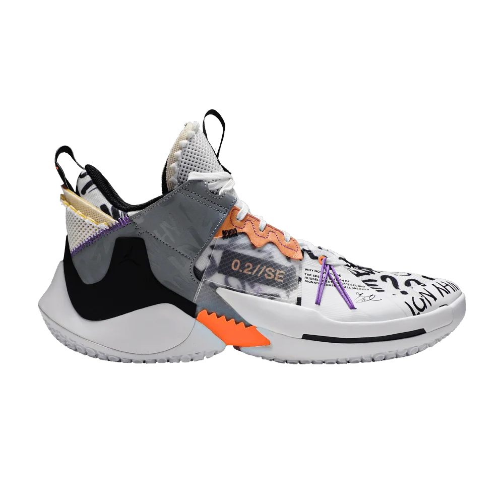 Кроссовки Air Jordan Why Not Zer0.2 SE 'Orange Pulse'