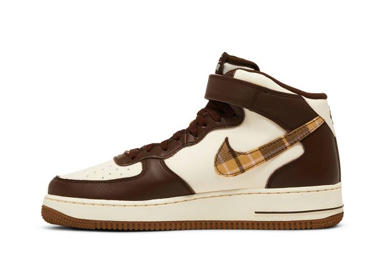Кроссовки Nike Air Force 1 Mid 'Brown Plaid'