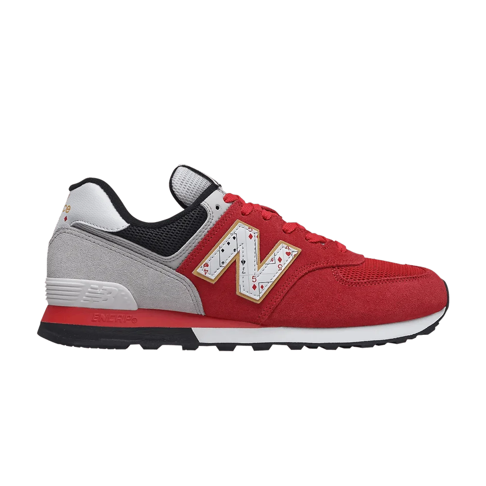 Кроссовки New Balance 574 'Playing Card - Red Summer Fog'