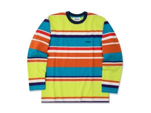 Awake-Embroidered-Logo-Engineered-Stripe-LS-T-shirt-Lime-300x225
