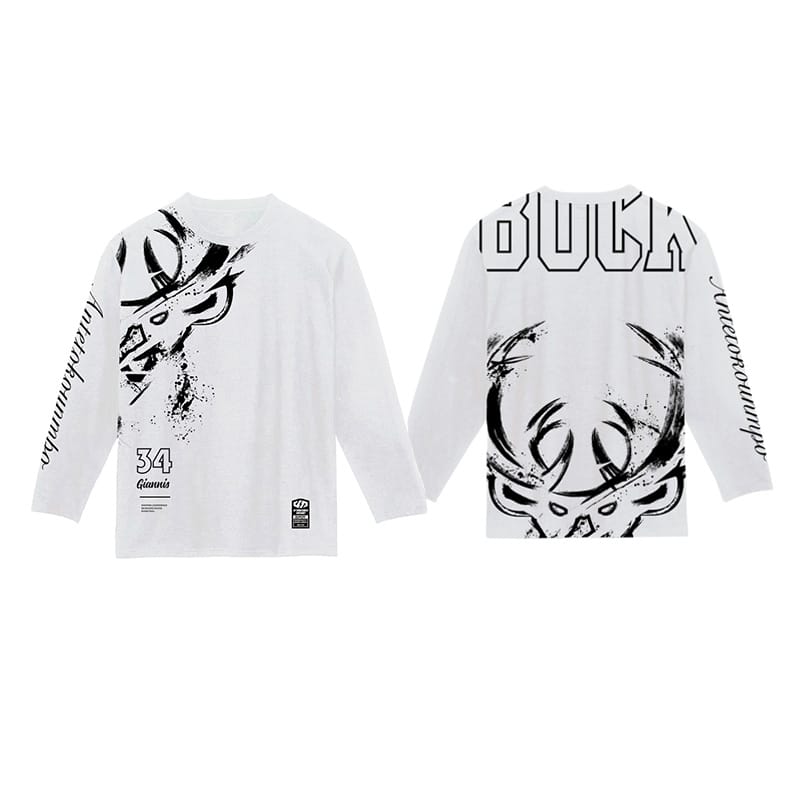 Футболка DPOY BW Bucks Giannis Antetokounmpo Longsleeve