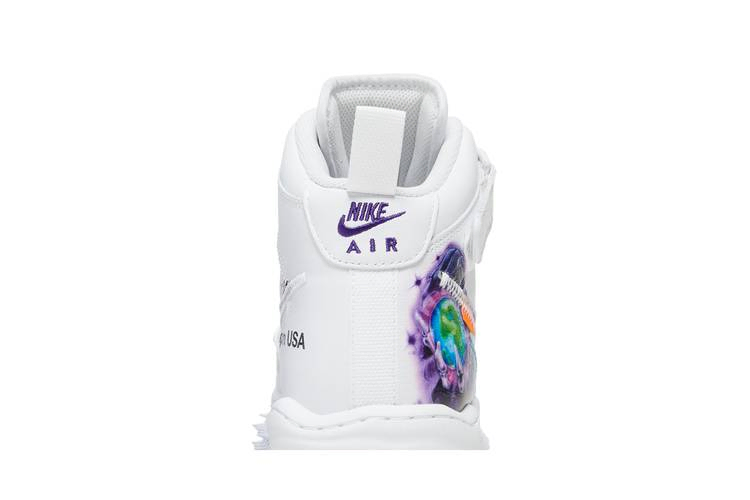 Кроссовки Off-White x Nike Air Force 1 Mid SP Leather 'Graffiti'
