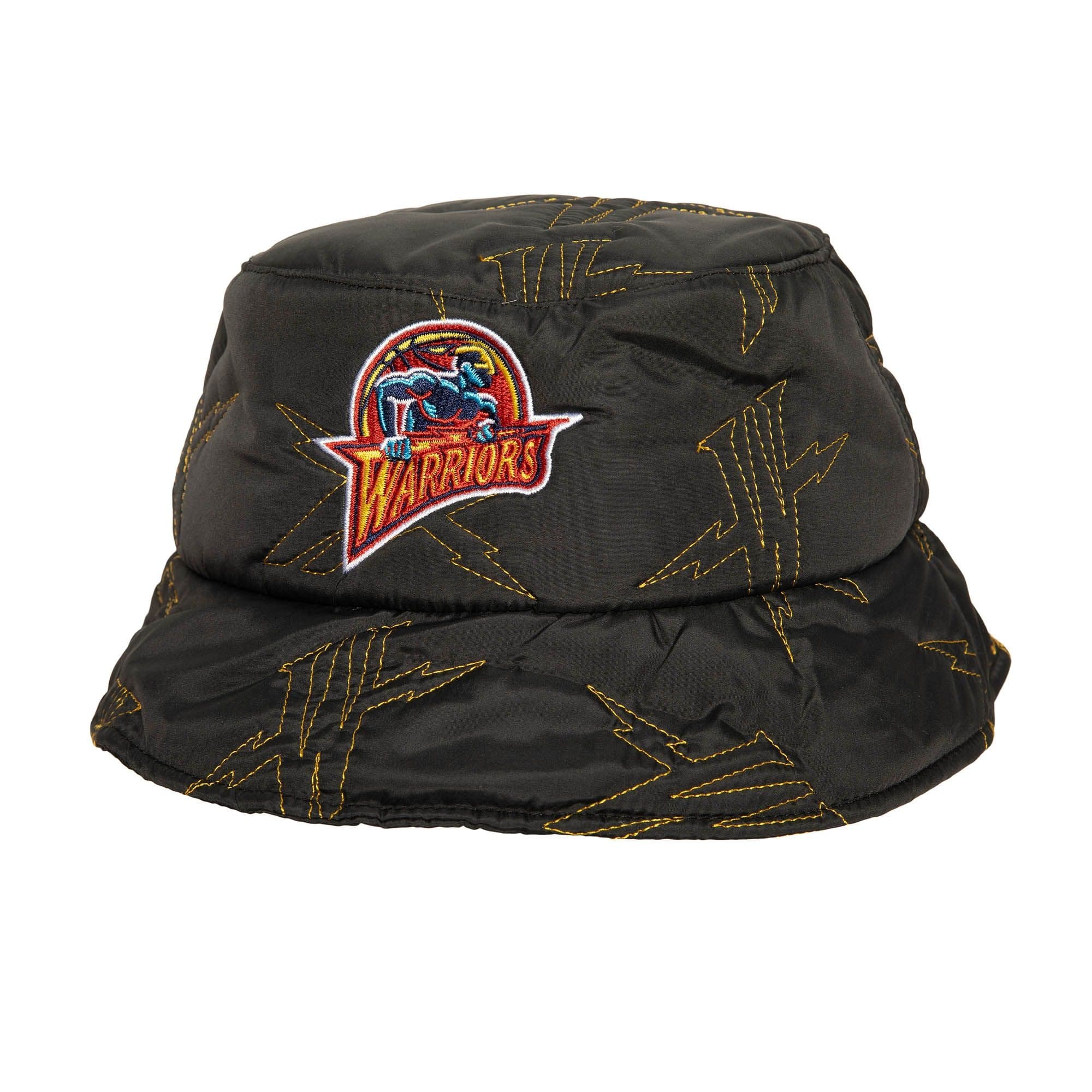 Панама Mitchell & Ness Quilted HWC Golden State Warriors Bucket Hat