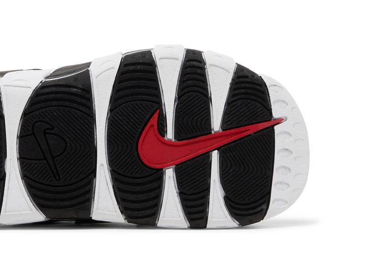 Nike Air More Uptempo Slide 'White Black Red'