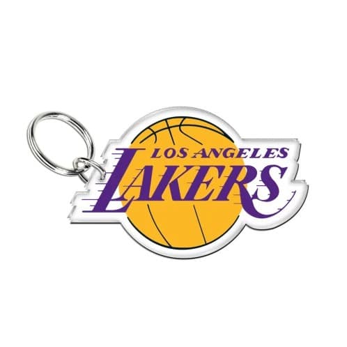 Брелок для ключей Wincraft Los Angeles Lakers Premium Acrylic Team Logo NBA Keyring