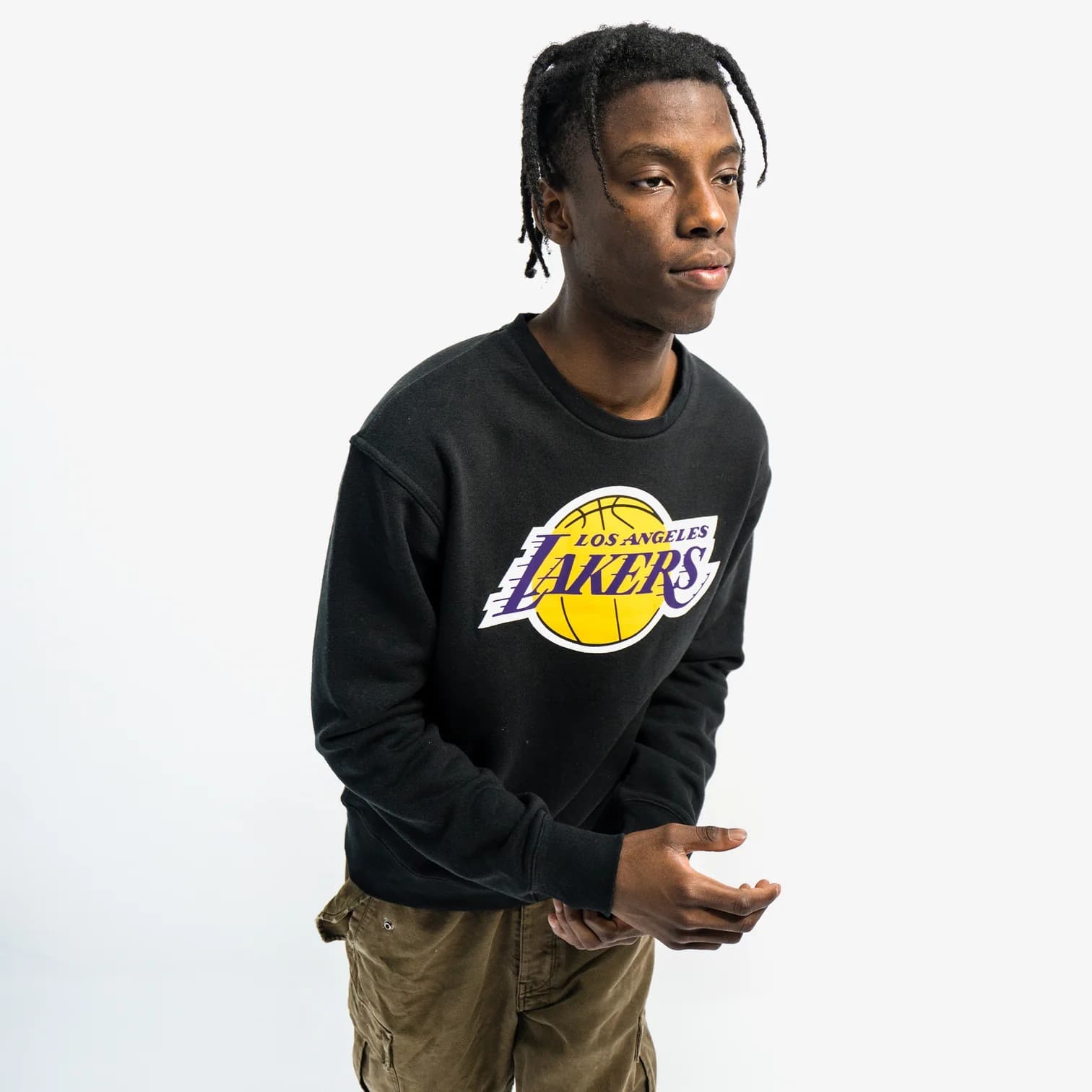 Футболка NBA Essentials Los Angeles Lakers Team Logo NBA Crew Neck Jumper