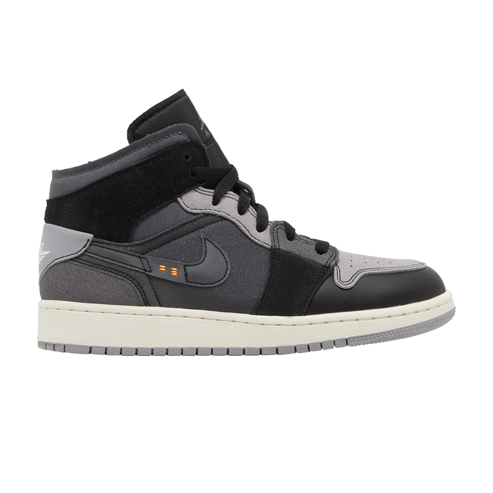 Кроссовки Air Jordan 1 Mid SE Craft GS 'Inside Out - Black'
