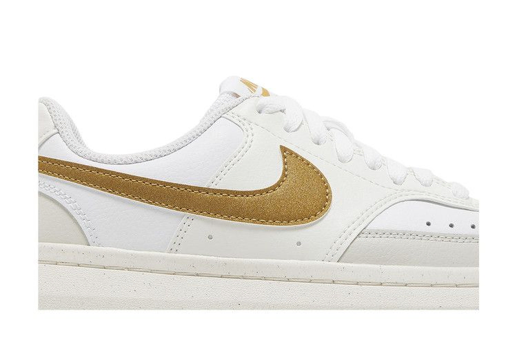 Кроссовки Nike Wmns Court Vision Alta 'Sail Metallic Gold'