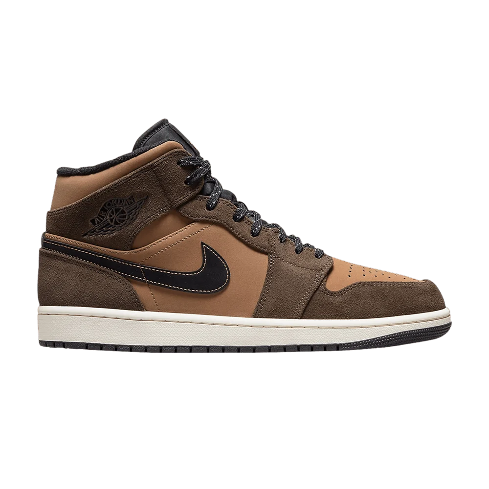 Кроссовки Air Jordan 1 Mid SE 'Dark Chocolate'