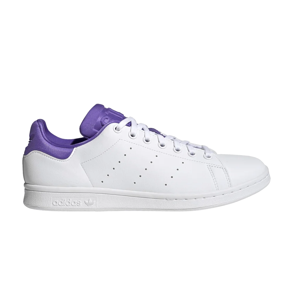 Krossovki-Adidas-Stan-Smith-Purple-Rush-Neoprene-Tongue