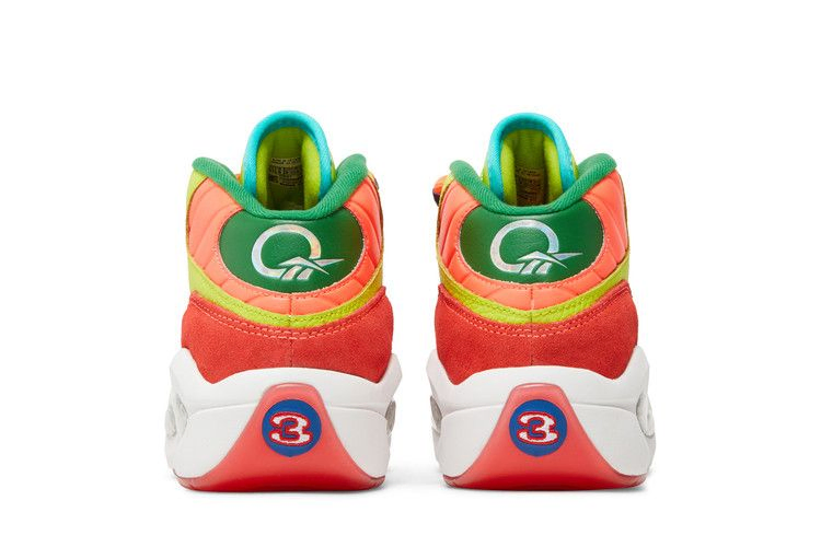 Кроссовки Reebok Question Mid Big Kid 'Color Explosion'