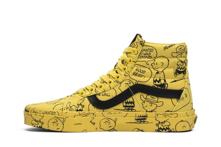 Кроссовки Vans Peanuts x Sk8-Hi 'Charlie Brown Maize'