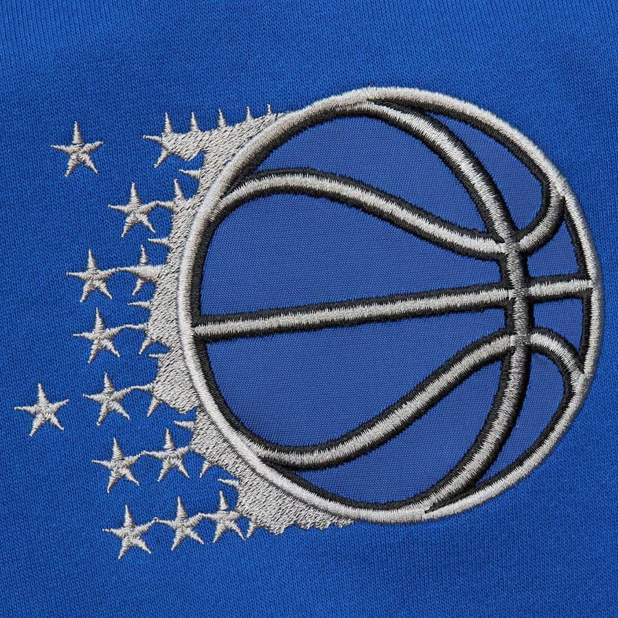 Худи Mitchell & Ness Royal Orlando Magic Team OG 2.0 Vintage Logo Fleece Pullover Hoodie