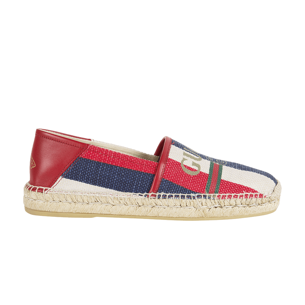 Кроссовки Gucci Striped Espadrille 'Red White Blue'