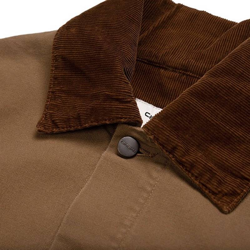 Куртка Awake x Carhartt WIP Michigan Chore Coat Brown