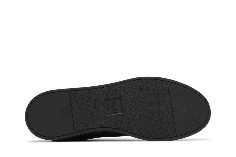 Кроссовки Fendi FF Motif Lace Up Low 'Black'