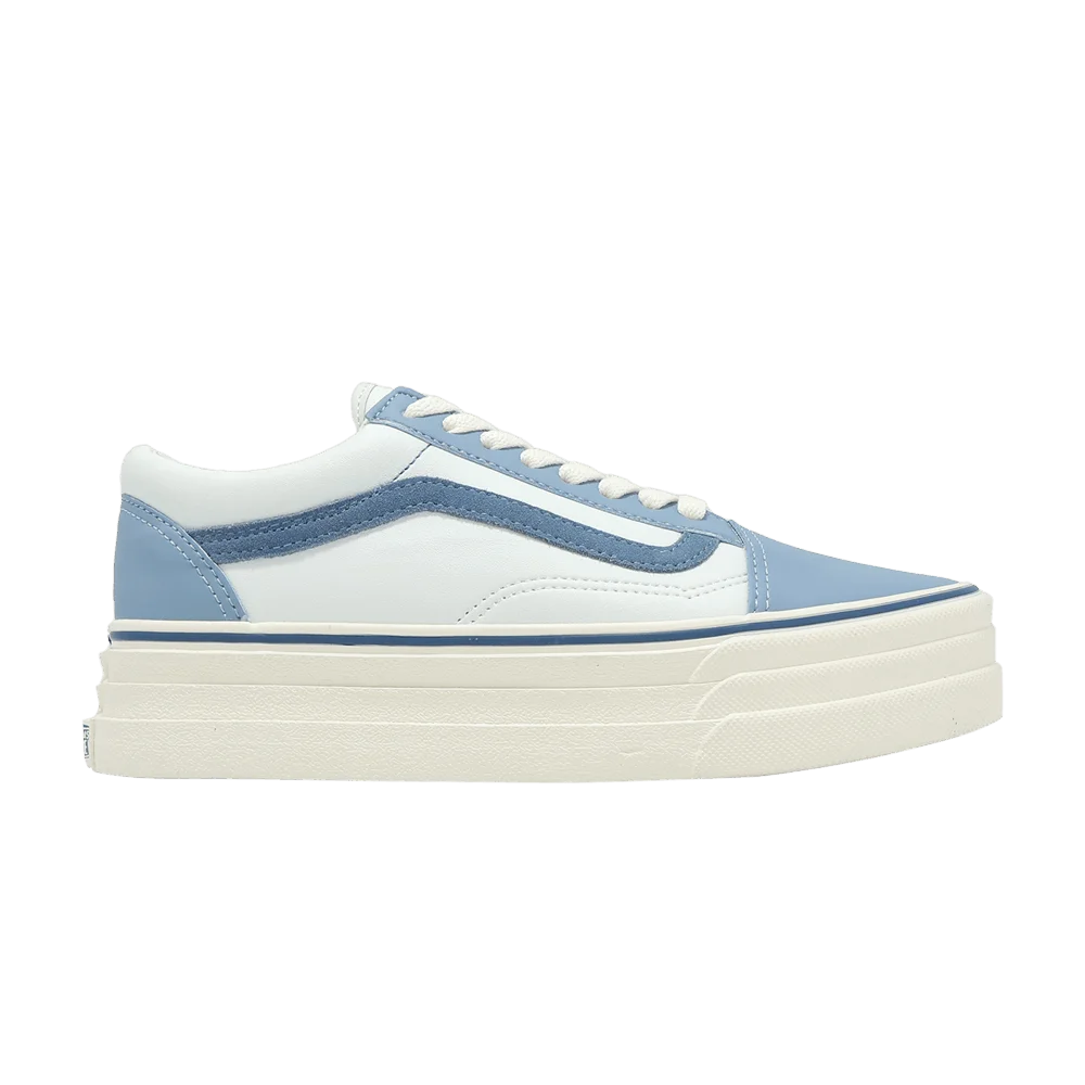 Кроссовки Vans V36CF Old Skool 3Sole 'Blue White'