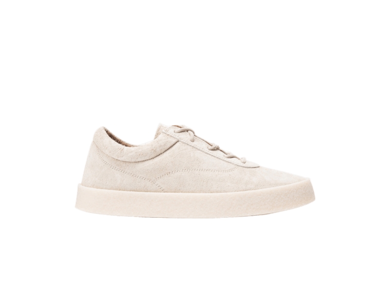 Кроссовки Yeezy Crepe Sneaker Season 6 Thick Shaggy Suede Chalk