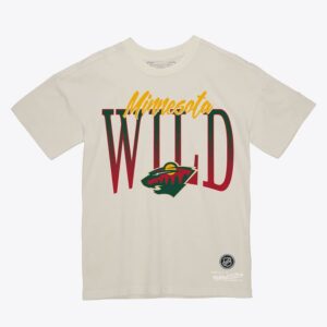 Mitchell-Ness-Womens-Cream-Minnesota-Wild-Hip-Check-T-Shirt-300x300