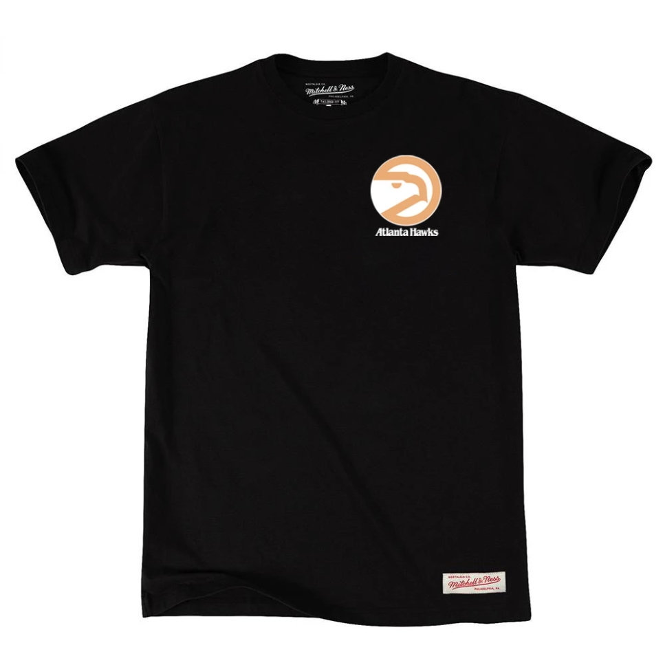 Футболка Mitchell & Ness Atlanta Hawks Retro Repeat Hawk Logo NBA T-Shirt