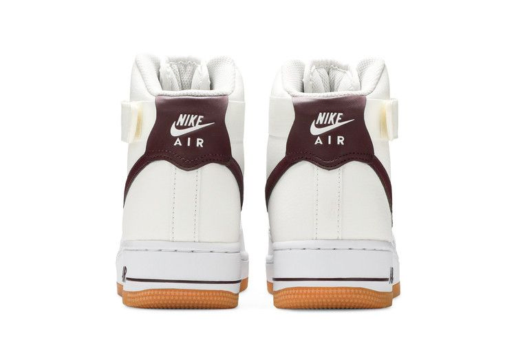 Кроссовки Nike Wmns Air Force 1 High 'White Night Maroon'