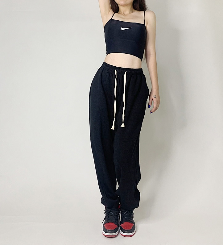 Спортивные брюки 2020 Hip-hop Style Sweatpants Monochromatic White/Black
