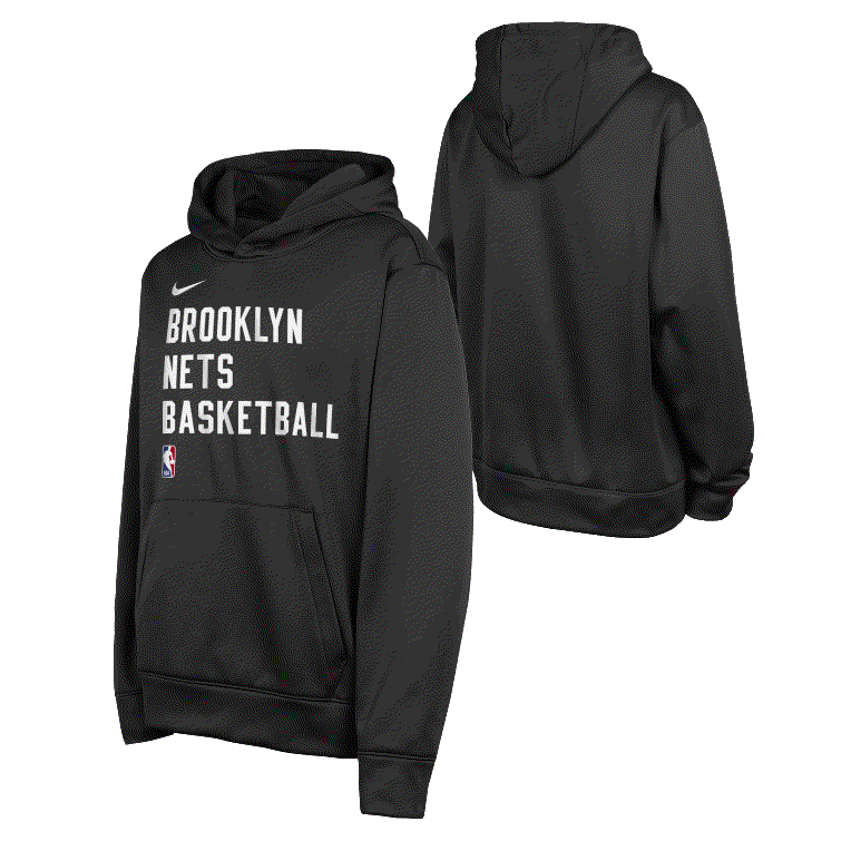 Худи Nike Brooklyn Nets NBA Youth Nike Spotlight Dri-Fit Hoodie
