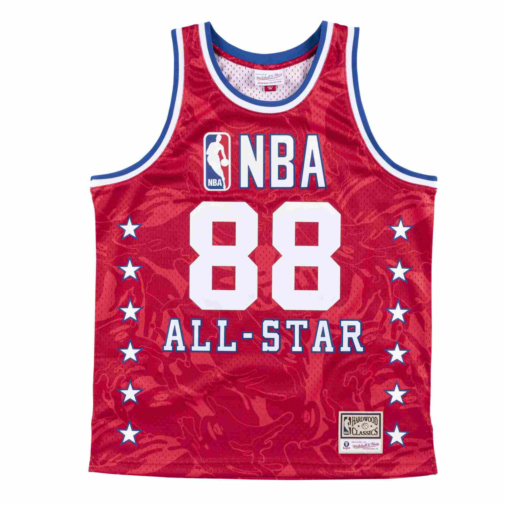 Спортивная майка Aape x Mitchell & Ness Swingman All-Star 1988 Jersey Red