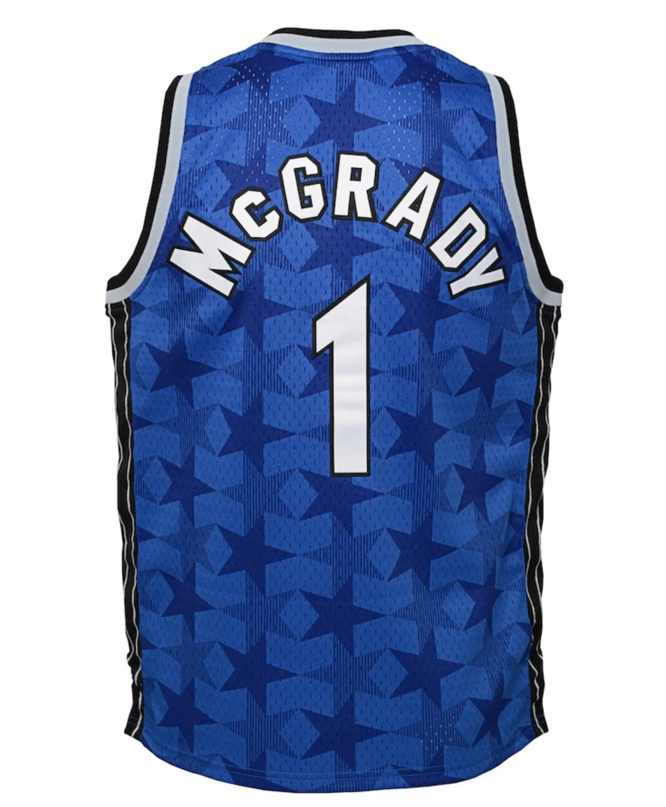 Баскетбольная джерси 2000-2001 Orlando Magic Tracy McGrady #1 Youth Hardwood Classics Throwback NBA Blue Pinstripe Jersey