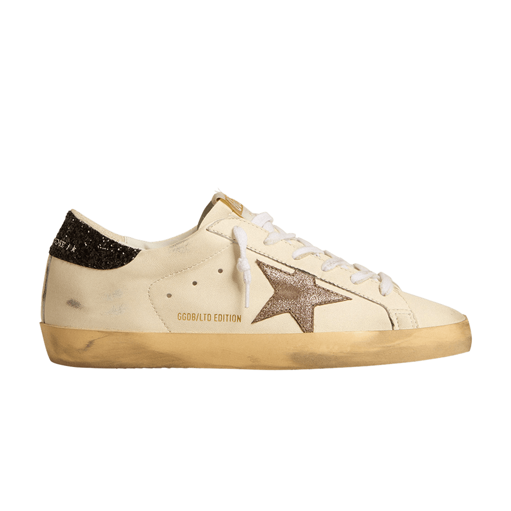 Кроссовки Golden Goose Wmns Superstar LTD 'White Light Brown Metallic'