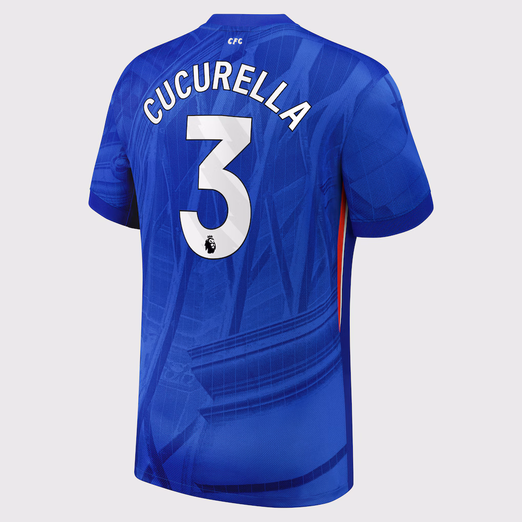 Футбольное джерси Chelsea Nike Home Stadium Shirt 2025-26 with Cucurella 3