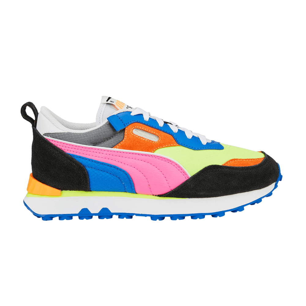 Кроссовки Puma Rider FV Jr 'Future Vintage - Lime Squeeze Royal'