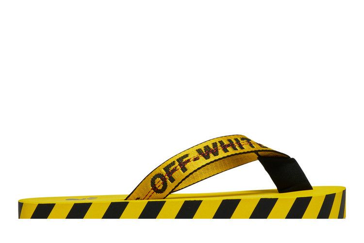 Кроссовки Off-White Industrial Flip Flops 'Logo Tape - Yellow' 2021