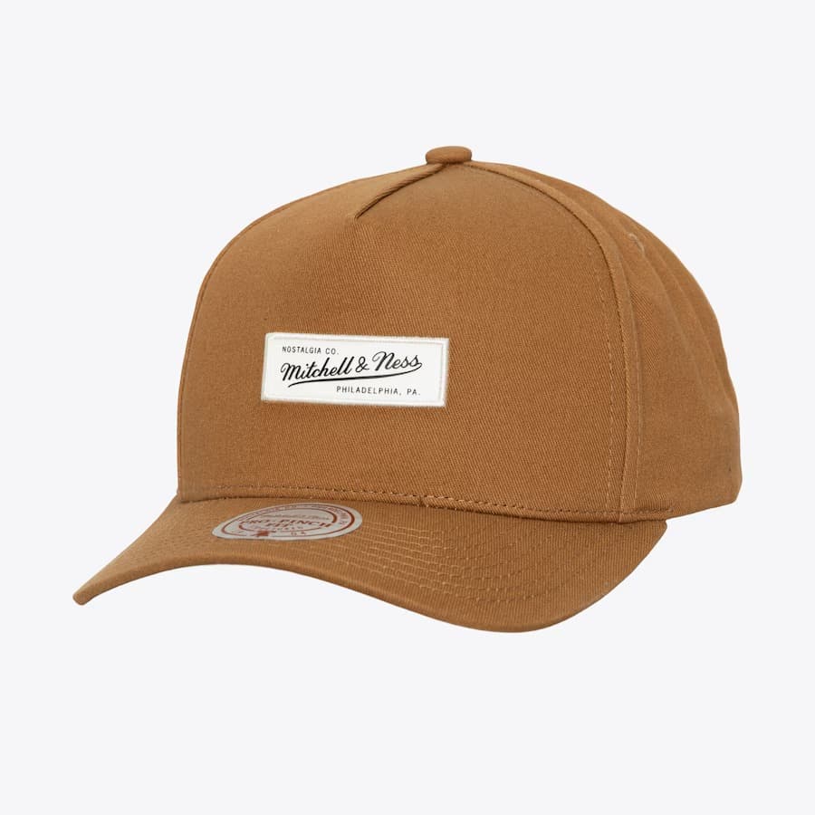 Бейсболка Mitchell & Ness Tan Box Logo 2.0 Pro Snapback Hat