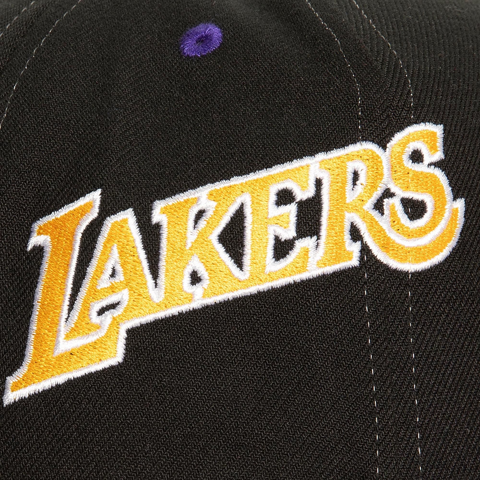 Бейсболка Mitchell & Ness Overbite Pro Snapback Los Angeles Lakers Hat