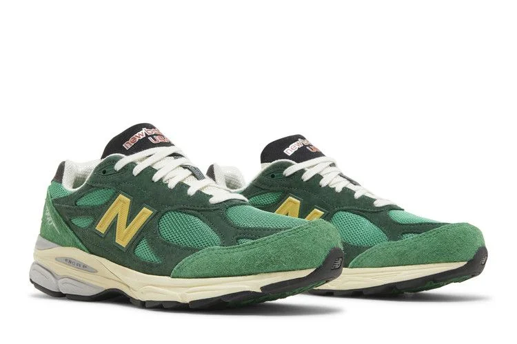Krossovki-Teddy-Santis-x-New-Balance-990v3-Made-in-USA-Green-Gold-7