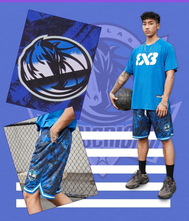 Ehot-Mavericks-Print-Blue-Shorts-1